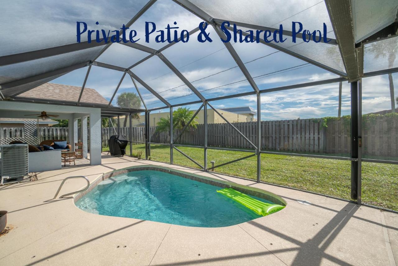 Serene Seaside Retreat - Dog Friendly - 2Br Townhouse With Shared Heated Pool Steps To Paradise Beach! Мелбърн Екстериор снимка